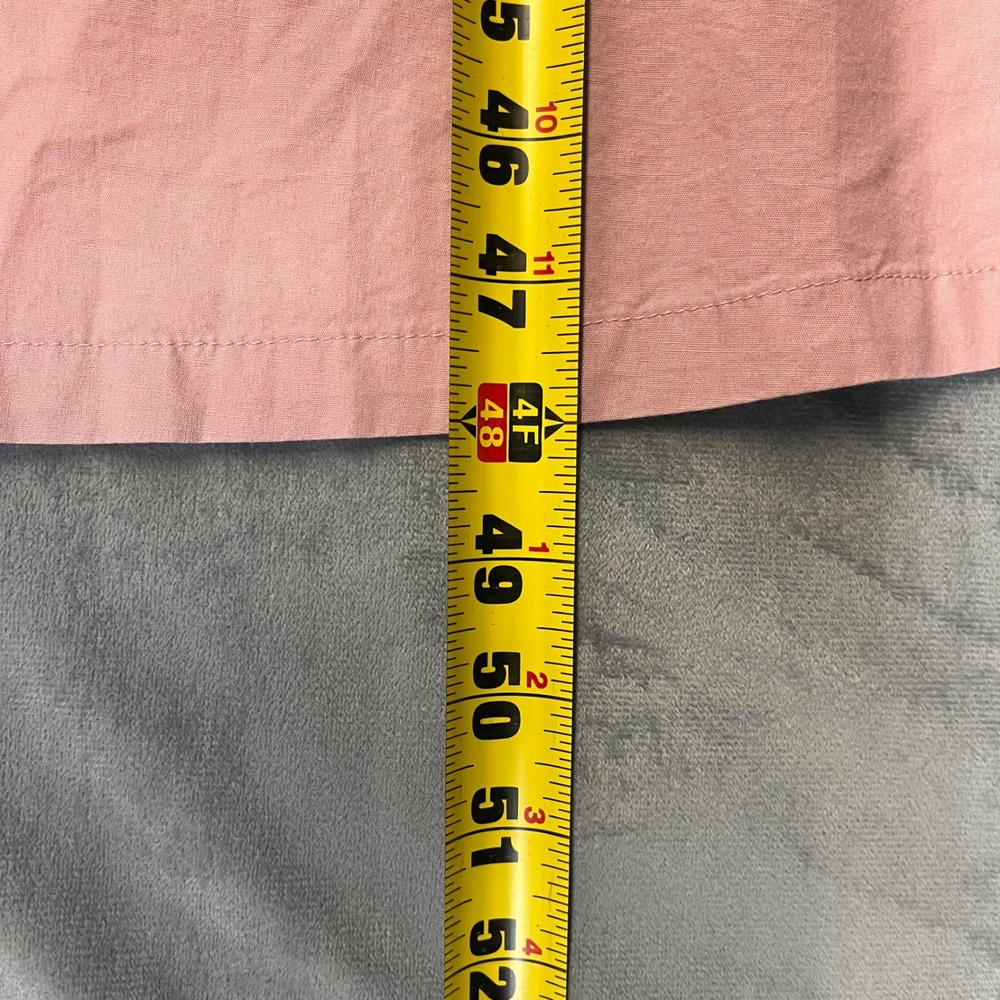 NWT Gap Women's Midi Dress Medium Pink Ribbed Top Cotton Short Sleeve - Picture 7 of 7